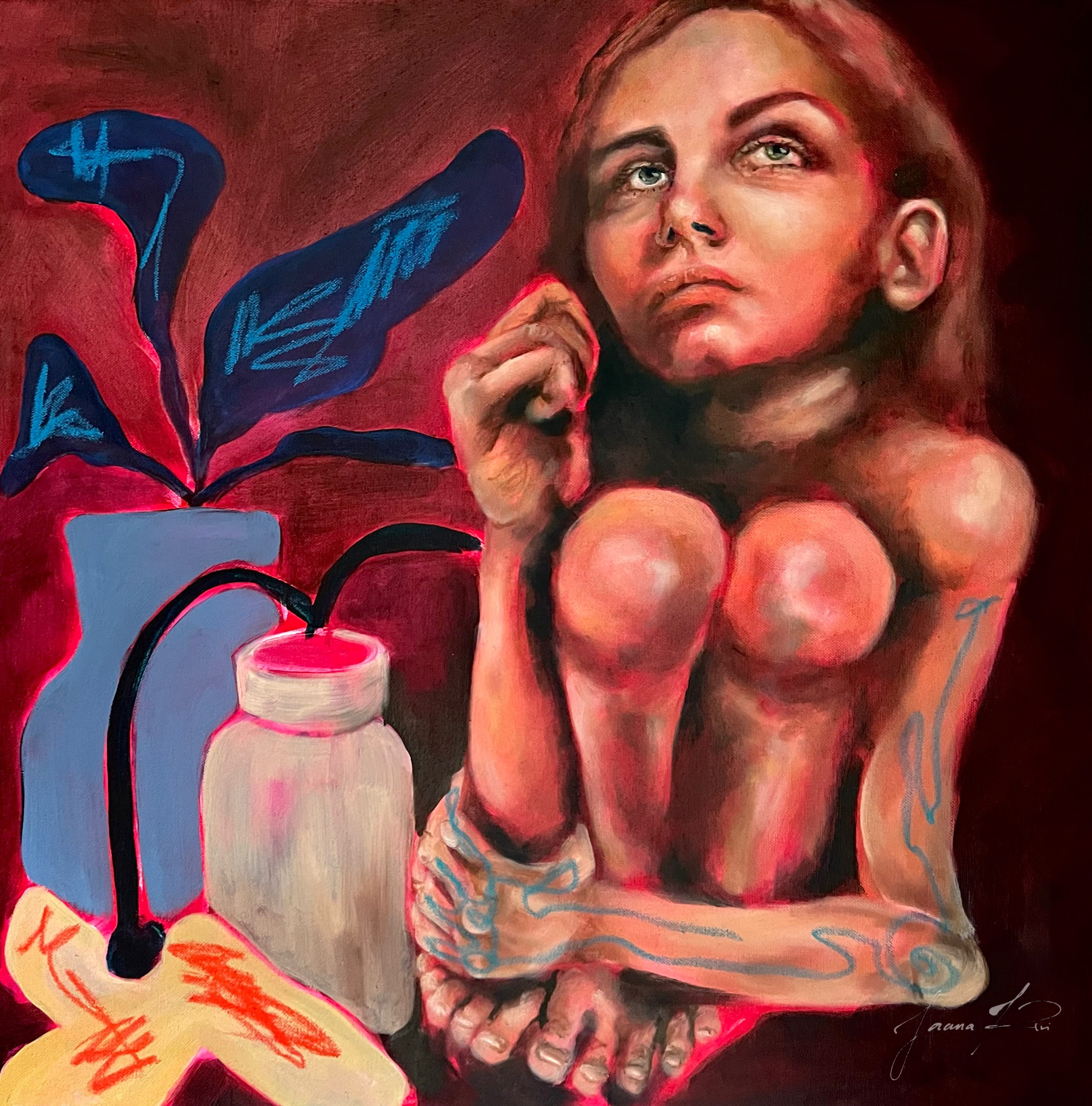 Ölyvärimaalaus, oil painting, taide, art